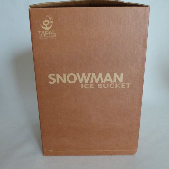 NEW 2000 WINTER CHRISTMAS SNOWMAN PLASTIC ICE BUCKET COCKTAIL BAR DECOR #9290 - Picture 15 of 16